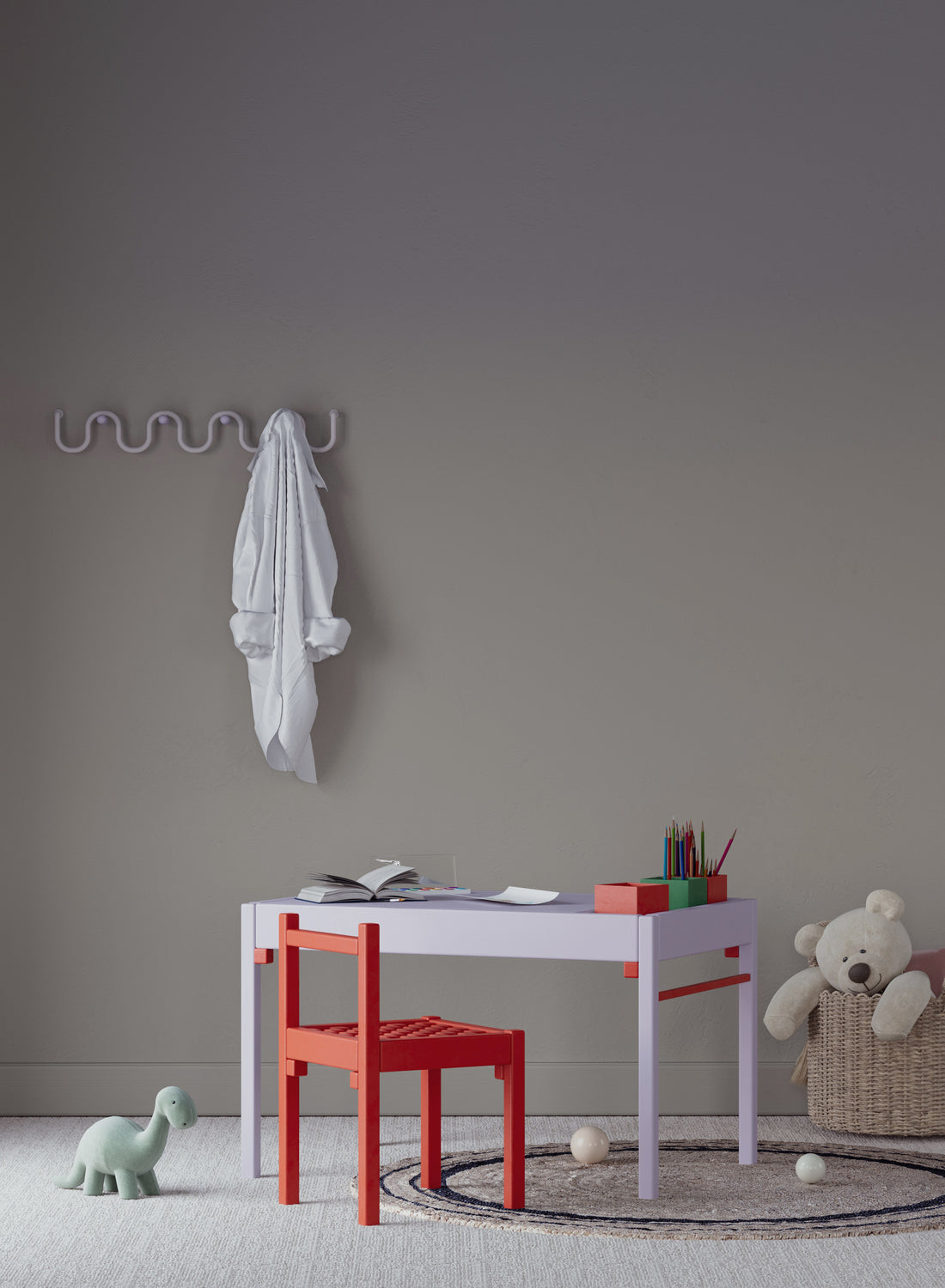 Flexa Sandalye Mini Kırmızı
