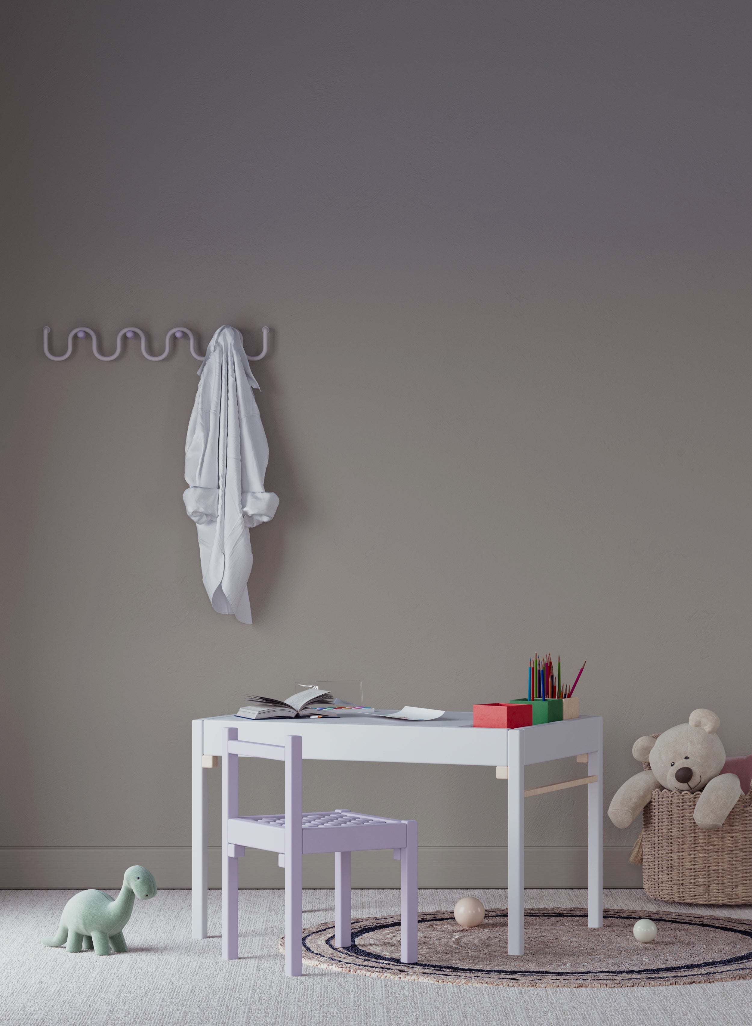 Flexa Sandalye Mini Lila