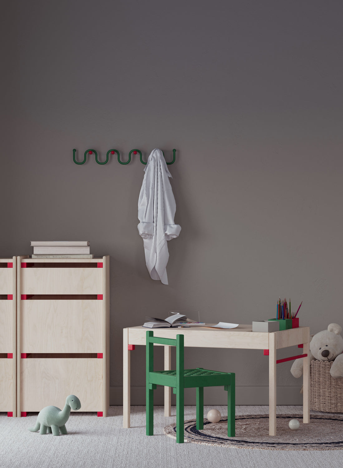 Flexa Sandalye Mini Yeşil