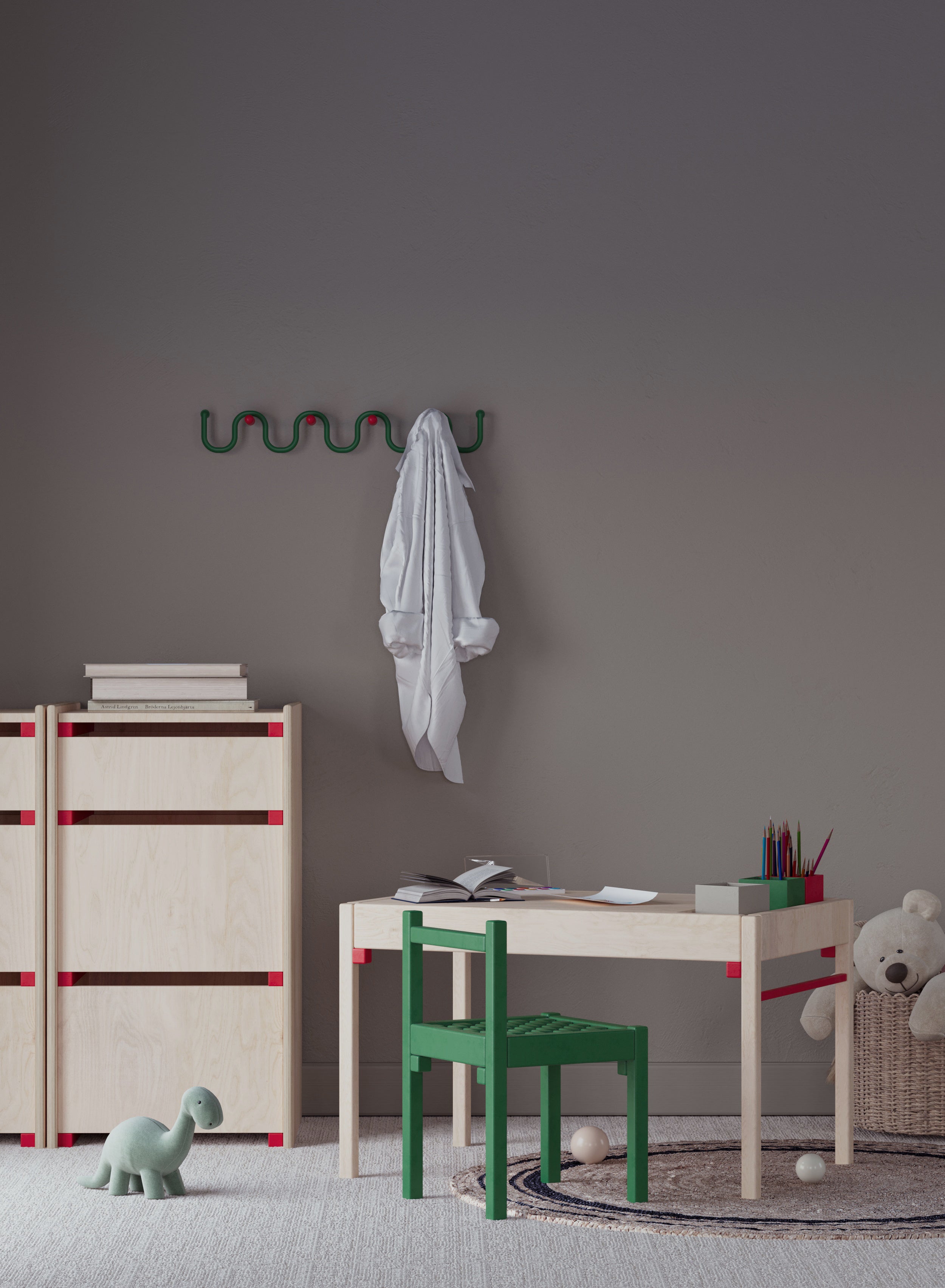 Flexa Sandalye Mini Yeşil